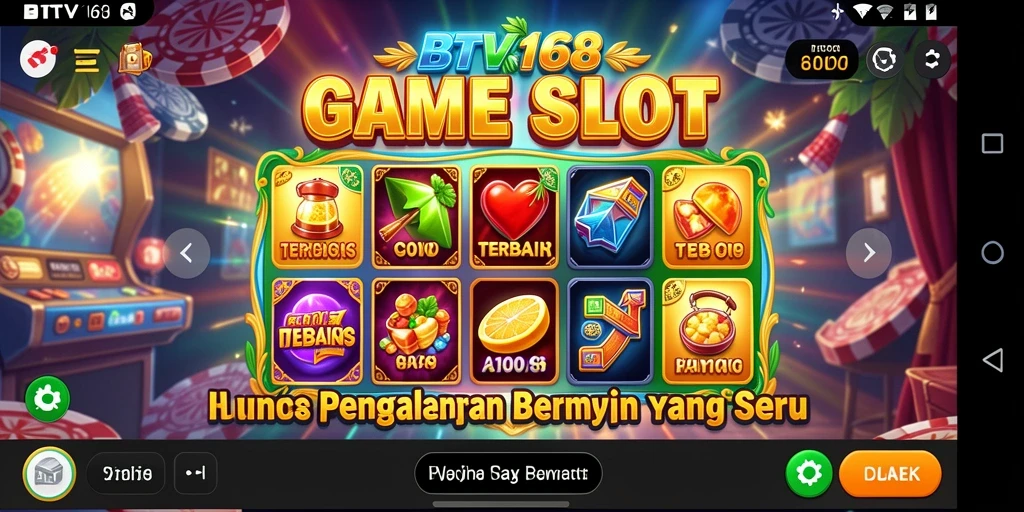 Tampilan gameplay BTV168 yang menarik dan penuh warna.