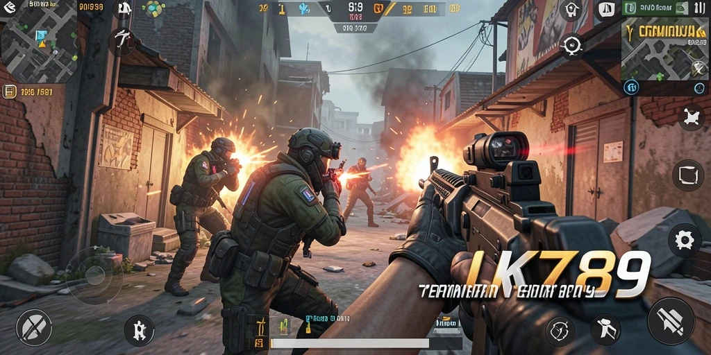 Gameplay seru CK789 dengan aksi menembak yang mendebarkan.