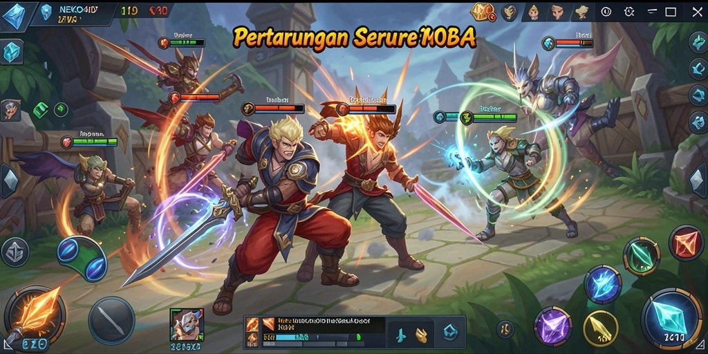 Tampilan gameplay seru dan dinamis dalam NEKO4D.