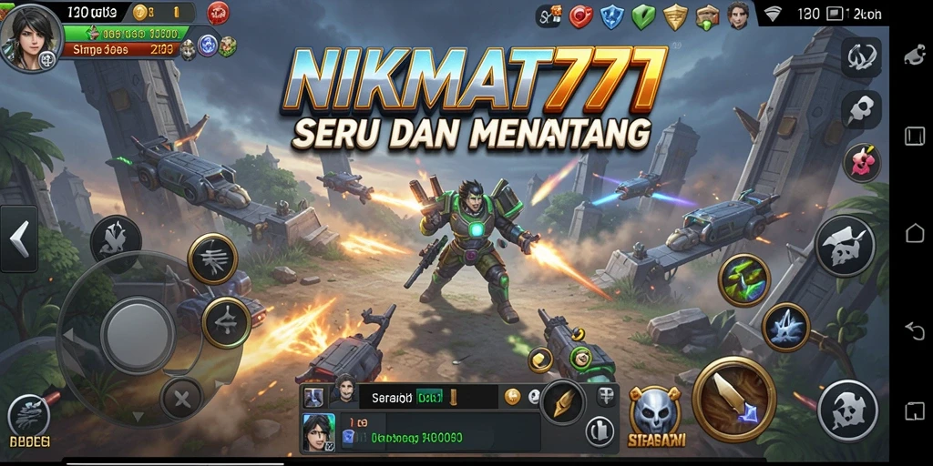 Screenshot gameplay NIKMAT777 yang menunjukkan taktik strategi yang menantang.