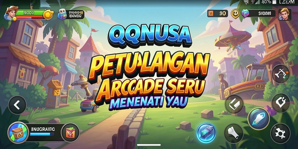 Tampilan menarik gameplay QQNUSA yang mengasyikkan.