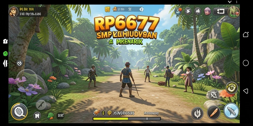 Tampilan grafis menakjubkan dalam gameplay RP6677.