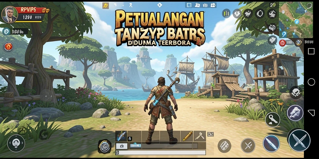 Screenshot RPVIP6 menampilkan momen seru dalam eksplorasi dunia terbuka.