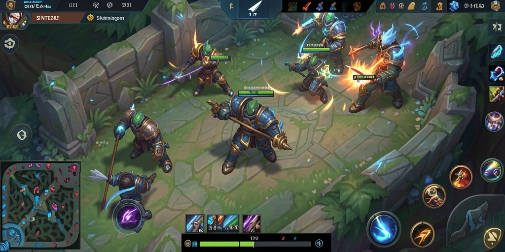Gameplay <strong>SINTE4D</strong> yang intens dan aksi seru di dalam arena.